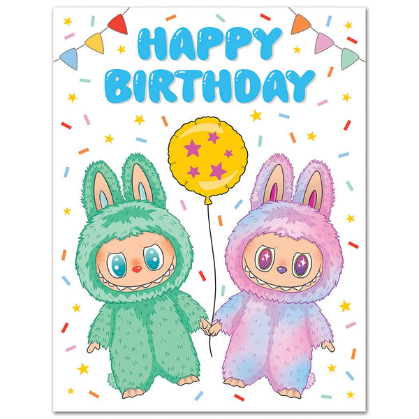 happy birthday! celebrate with big energy! card