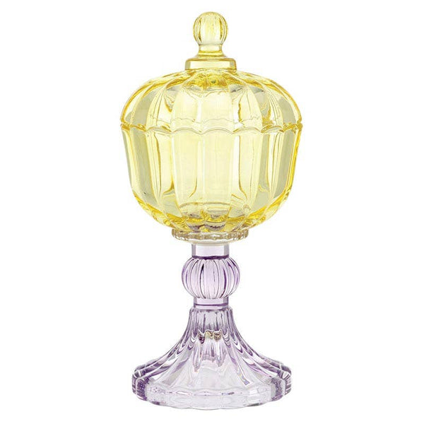 crystal glass jar