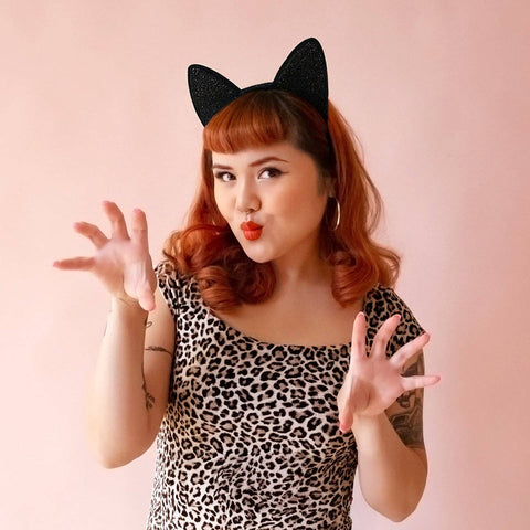 luxe cat ears headband