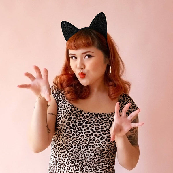 luxe cat ears headband