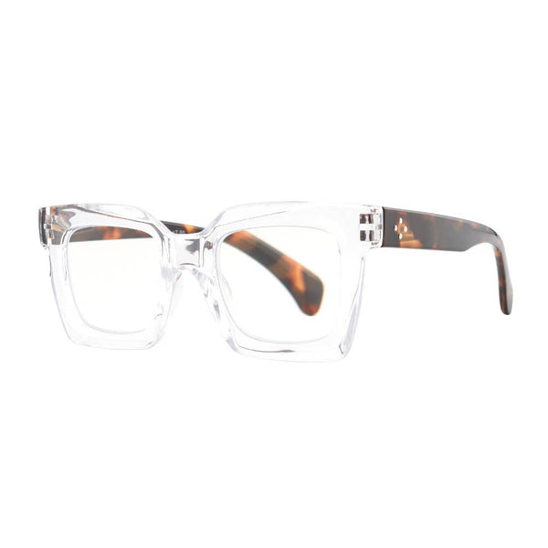fiona {clear w/ tortoise temples} blue light {readers} eyeglasses