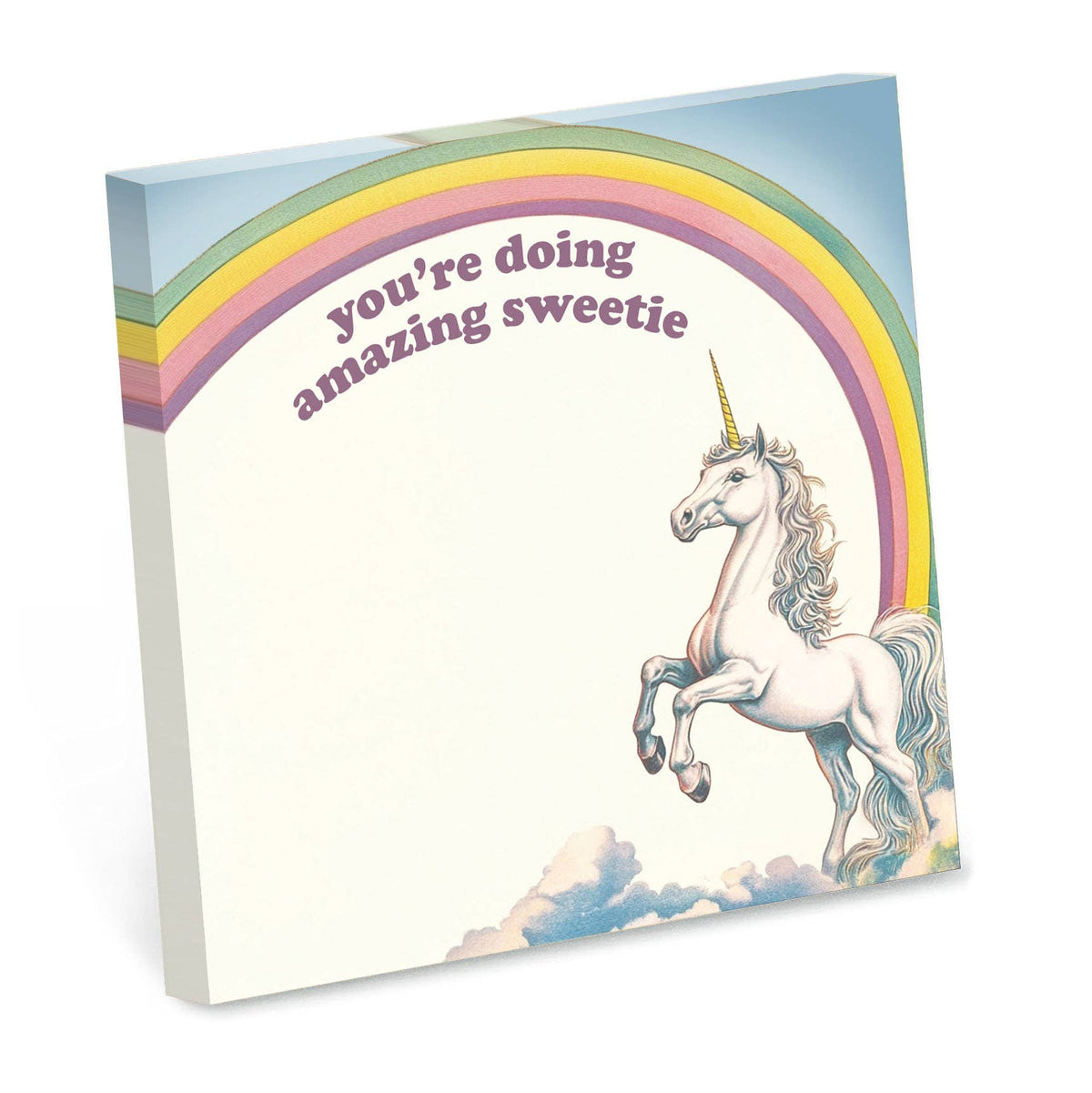 you're doing amazing - funny motivational sticky notepad