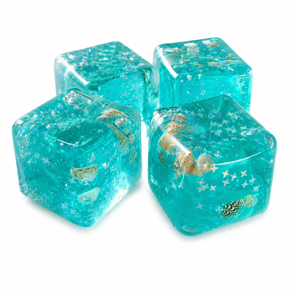 squishy ocean stress cube