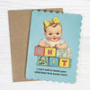 i can't wait to teach your child their first swear word card