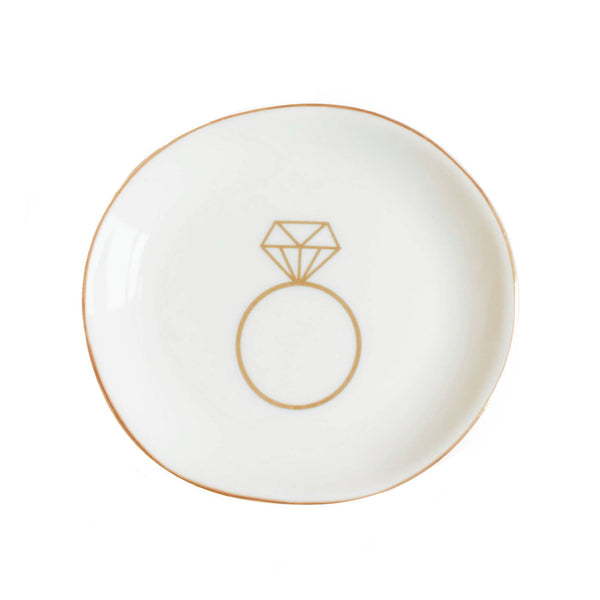 diamond ring jewelry dish