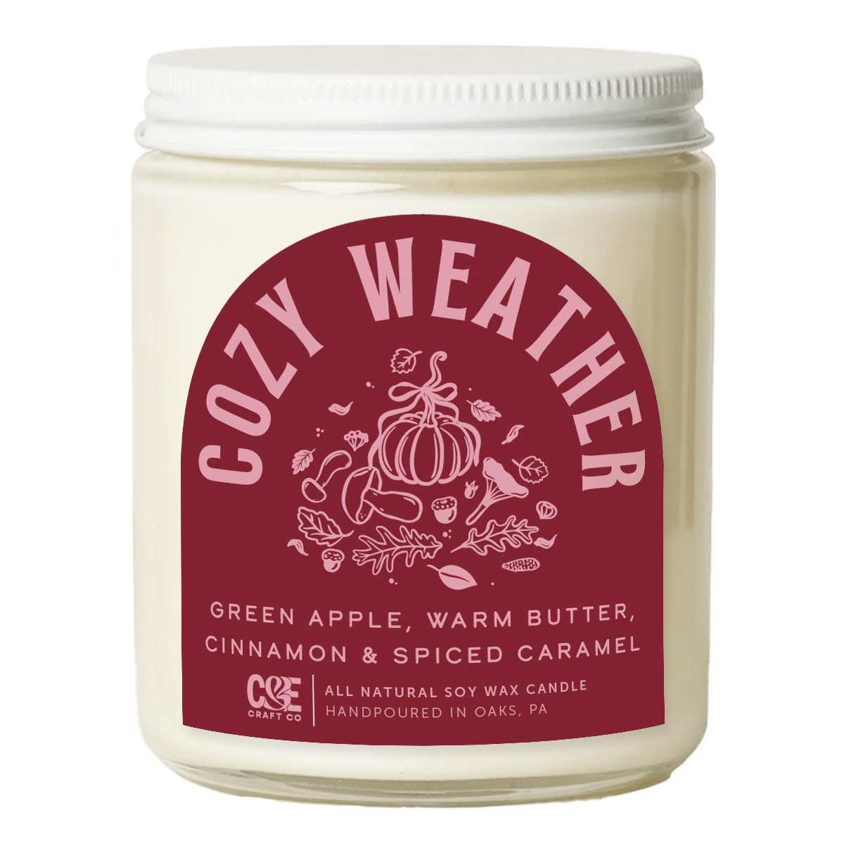 cozy weather candle