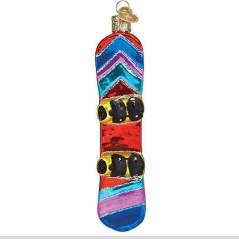 snowboard ornament