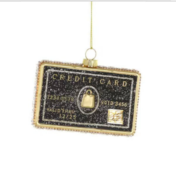 credit card ornament