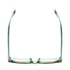 rumi {green & brown stripes} progressive blue light {readers} eyeglasses