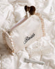 embroidered bride cosmetic bag