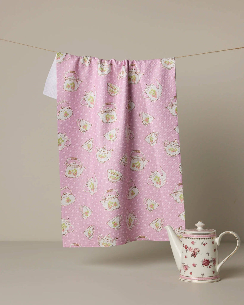 teapot tea towel