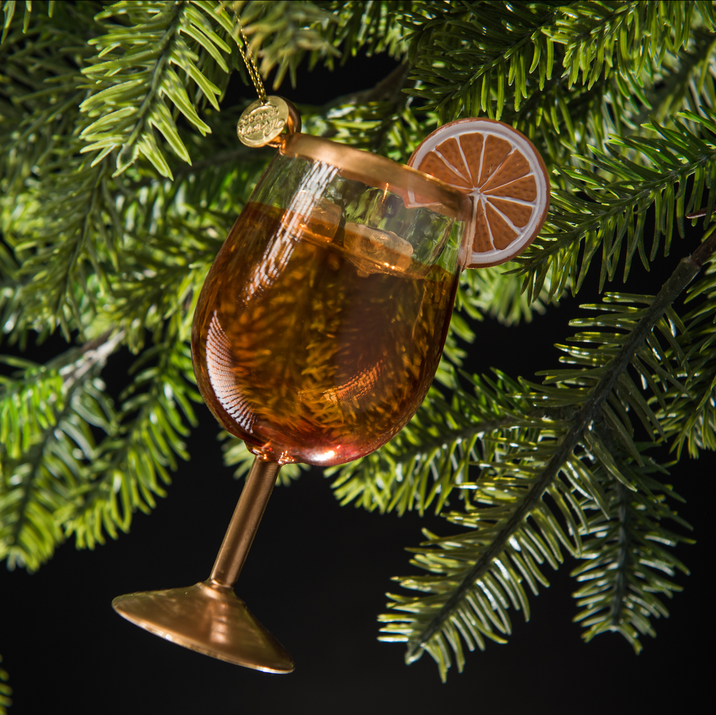 spritz cocktail ornament