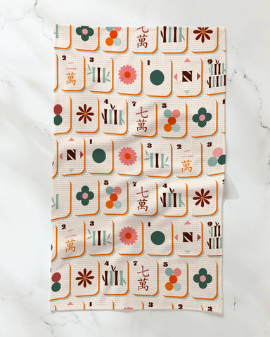 cypress tile toss tea towel