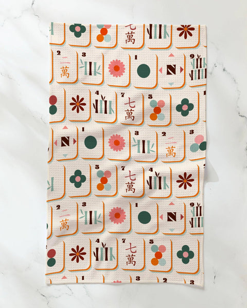 cypress tile toss tea towel