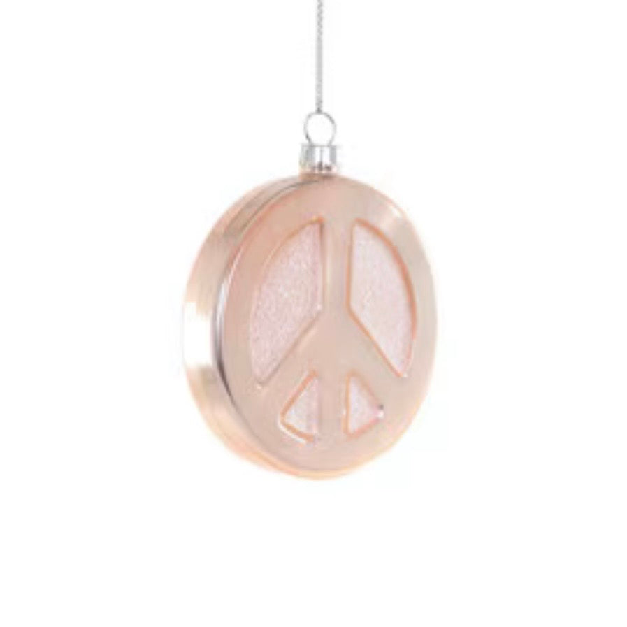 peace sign ornament