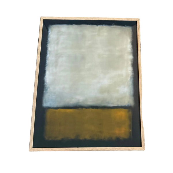 framed landscape print