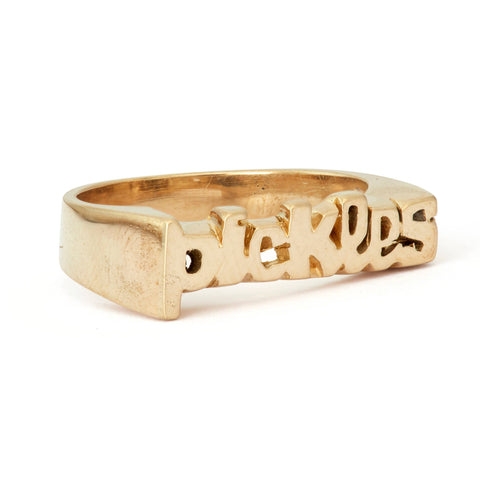 pickles ring {brass}