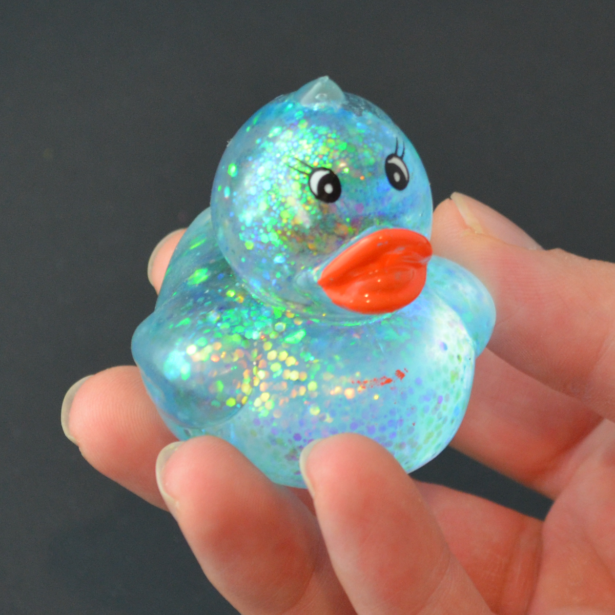 mini glitter duck squishers
