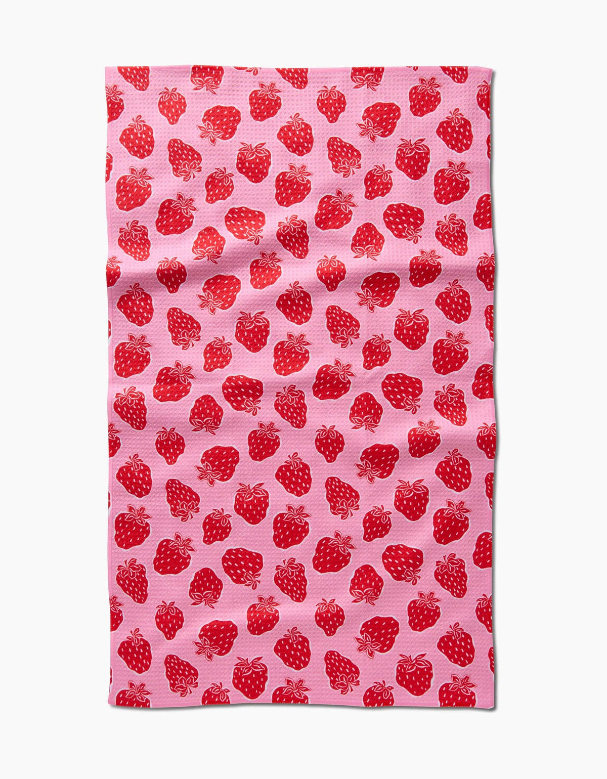 strawberry fields tea towel