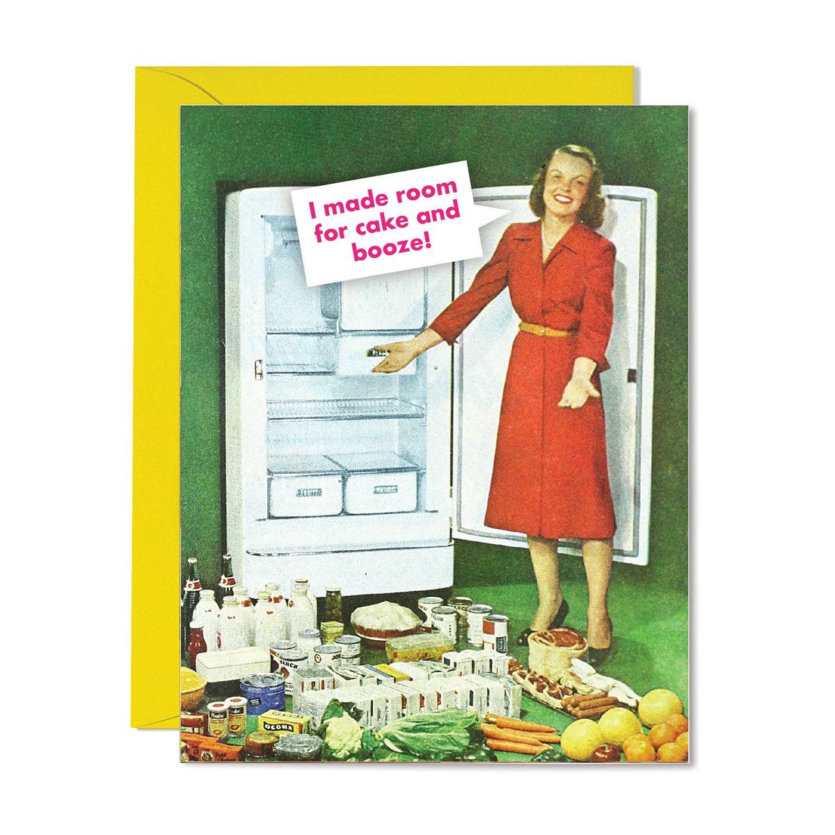 cake and booze card