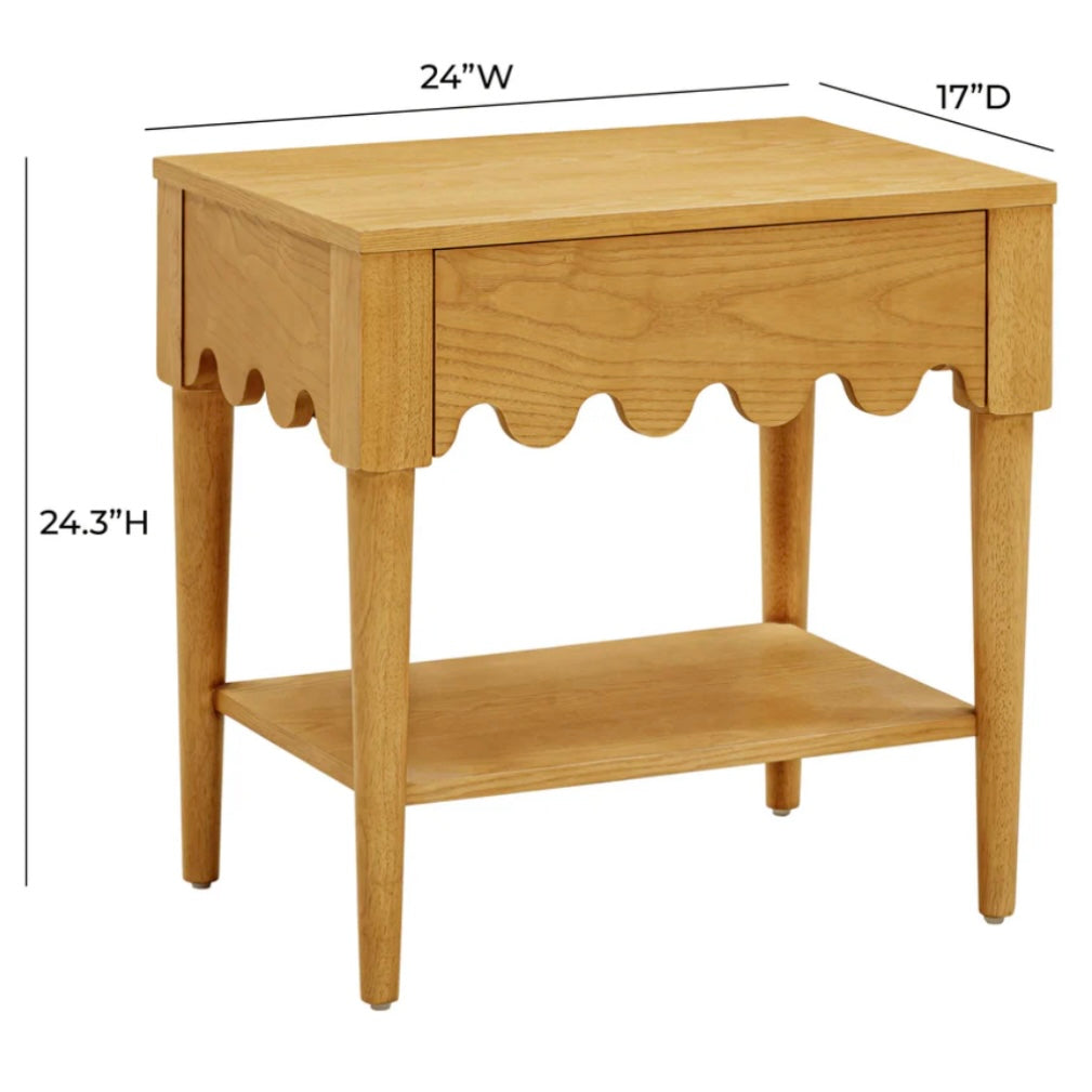 natural ash nightstand {shipping not available}