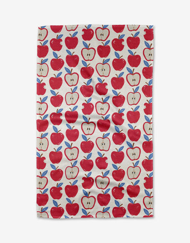 apple a day tea towel
