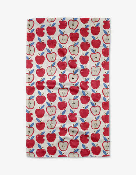 apple a day tea towel