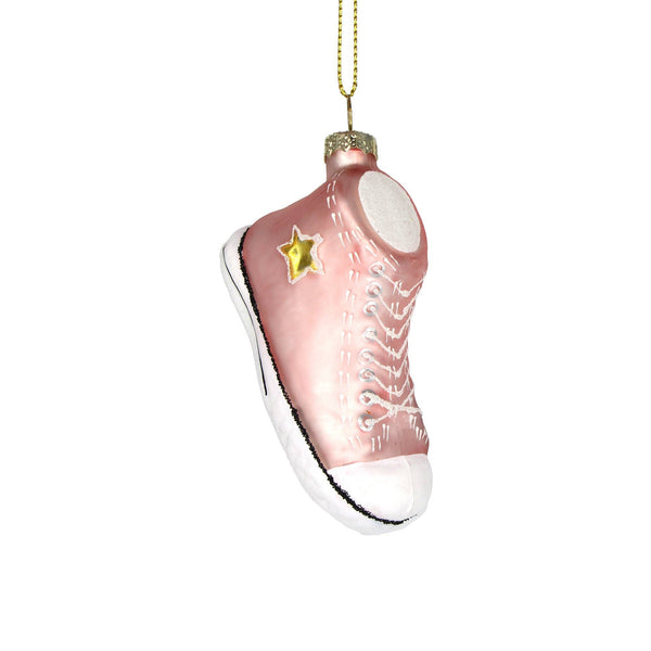 pink sneaker shoe ornament