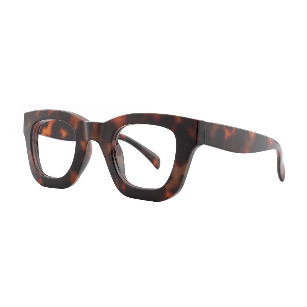 logan {dark tortoise} blue light {readers} eyeglasses