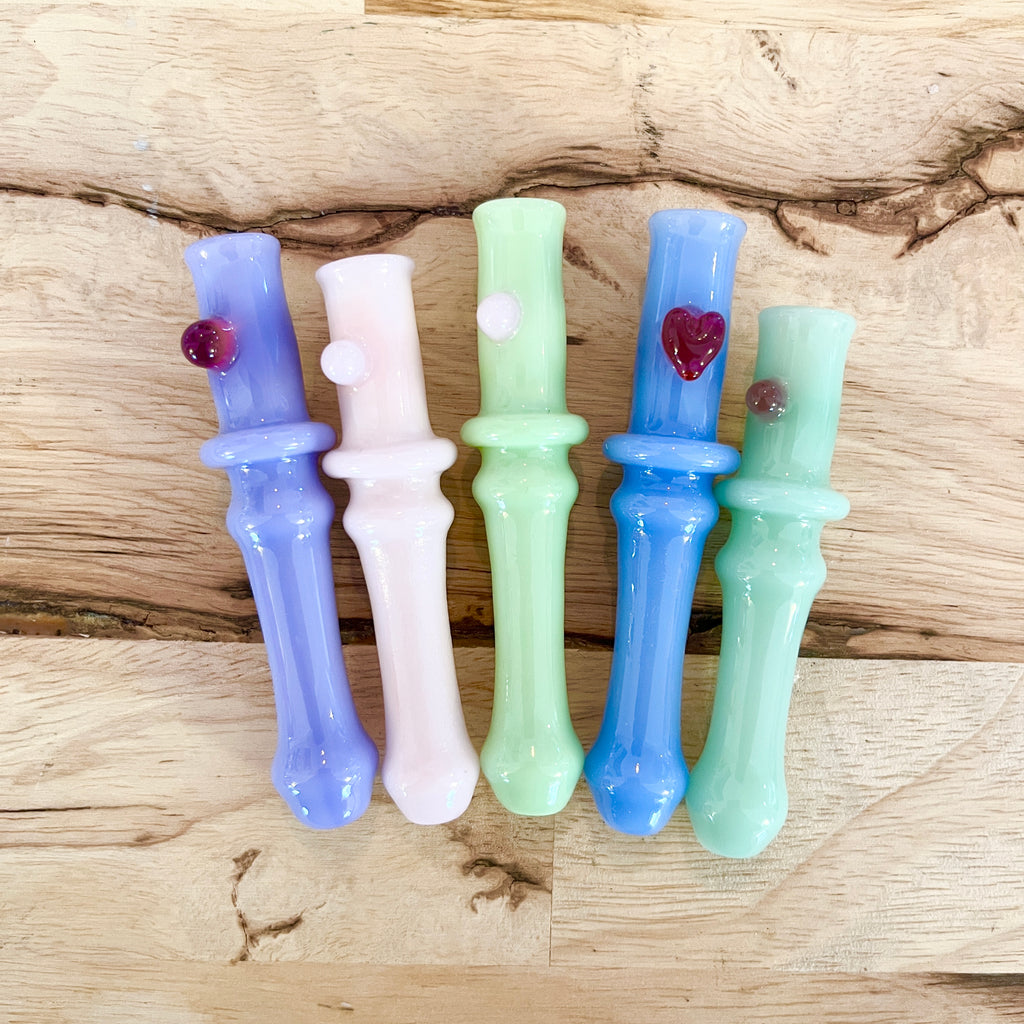 hand made glass pipe {assorted colors}