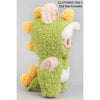 labubu green & yellow dinosaur costume