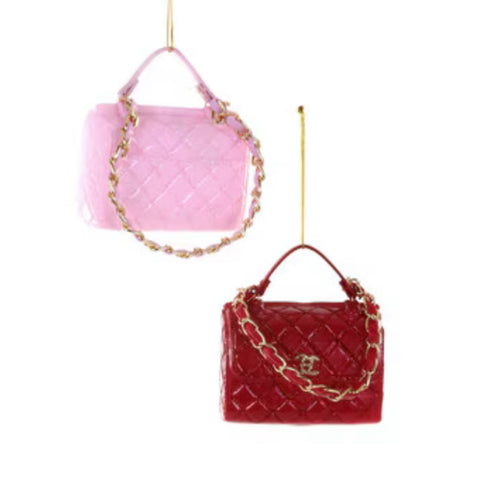 designer handbag ornament