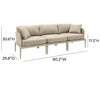 taupe modular outdoor sofa