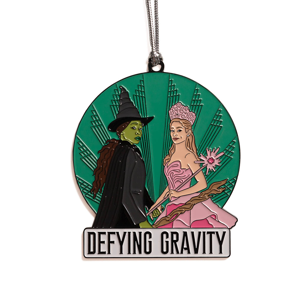 defying gravity ornament