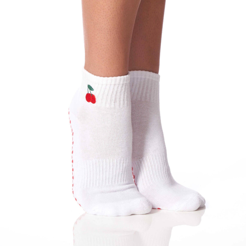 cherry grip sock