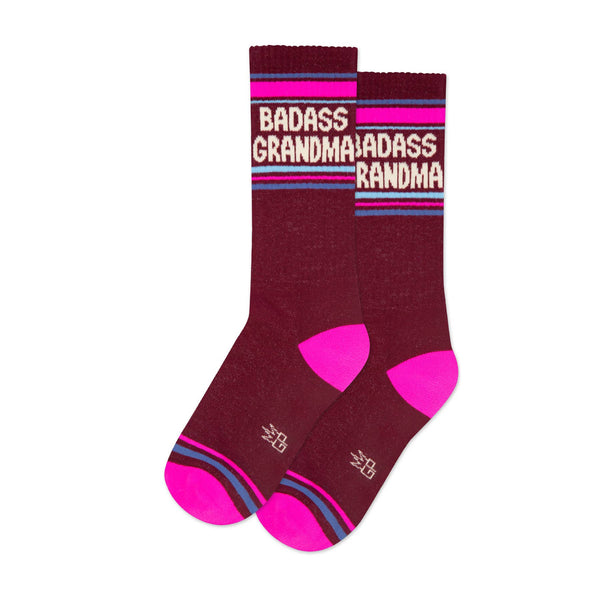 badass grandma crew socks
