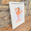 framed original pinup artwork no. 3