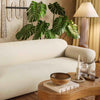 natural woven  floor lamp