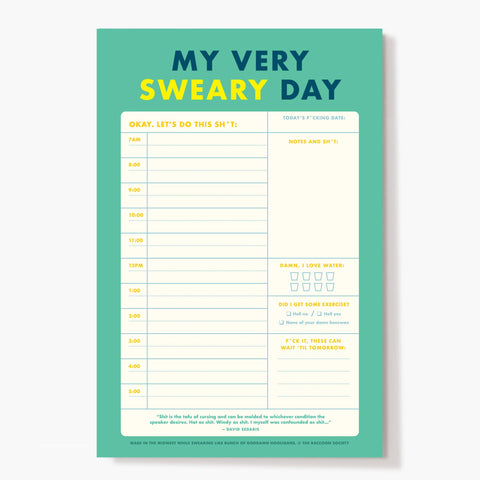 my very sweary day planner