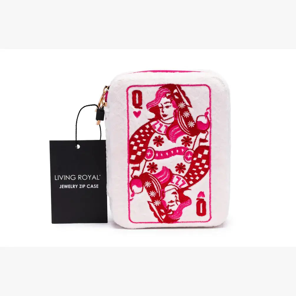 queen of hearts velvet jewelry case