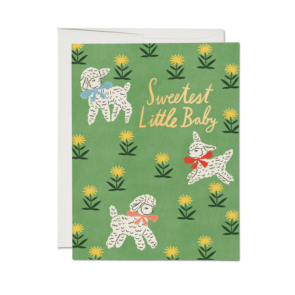 sweetest little baby card