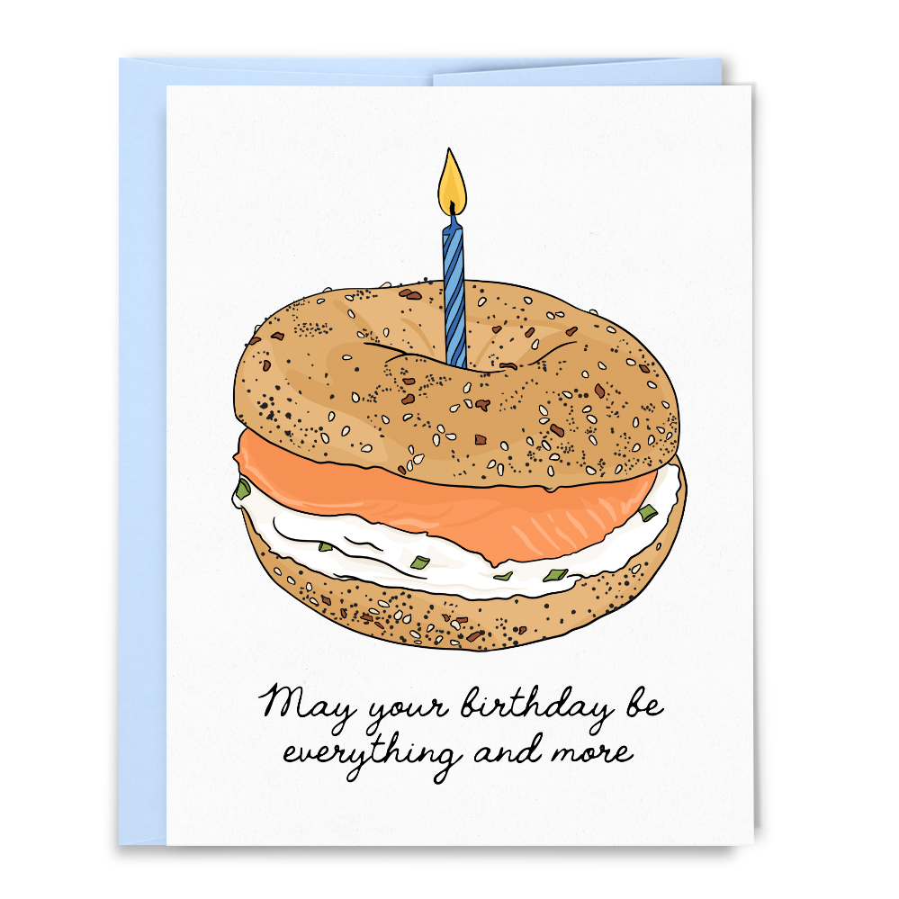 may your birthday be everything and more card