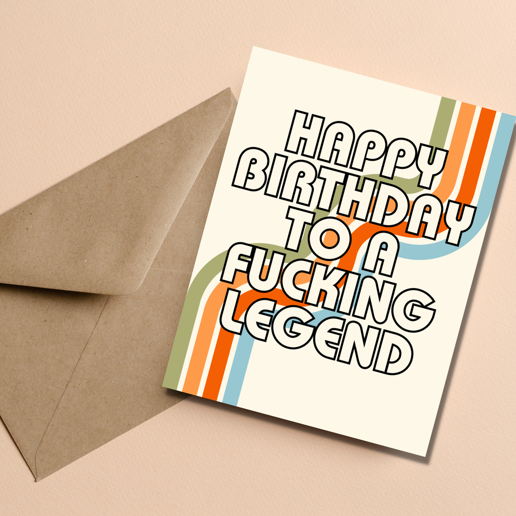 happy birthday to a fucking legend card