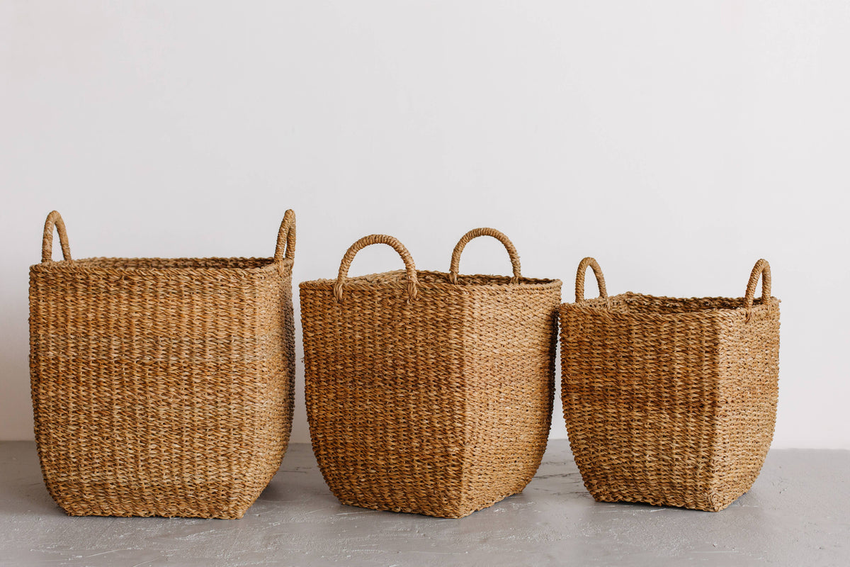 square laundry basket {set of 3}