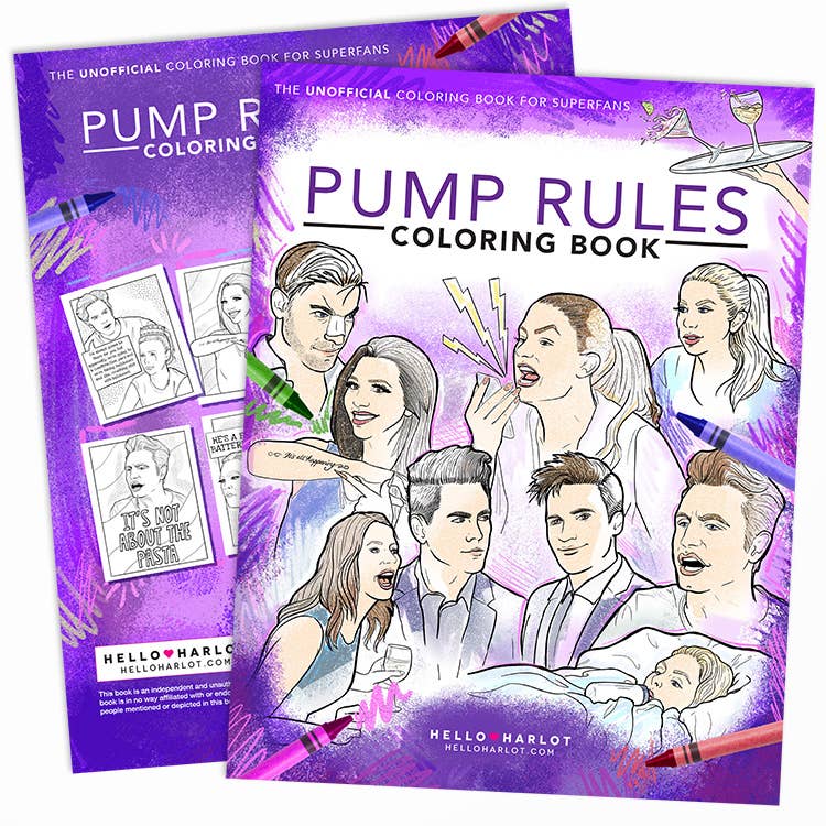 pump rules coloring book