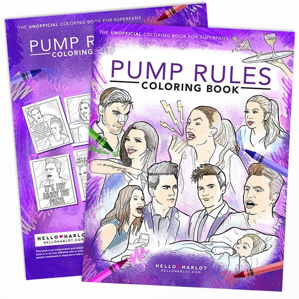 pump rules coloring book