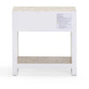 natural mother of pearl inlaid nightstand