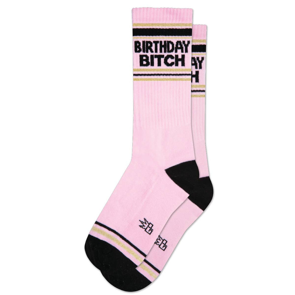 birthday bitch crew socks