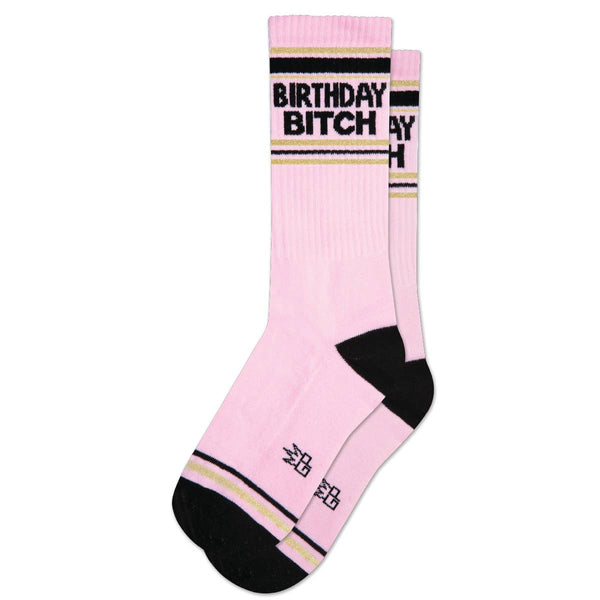 birthday bitch crew socks