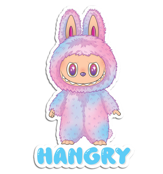 labubu hangry sticker